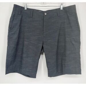 Callaway Mens Golf Shorts Size 40 Gray Textured Micro Dot Stretch Flat Front